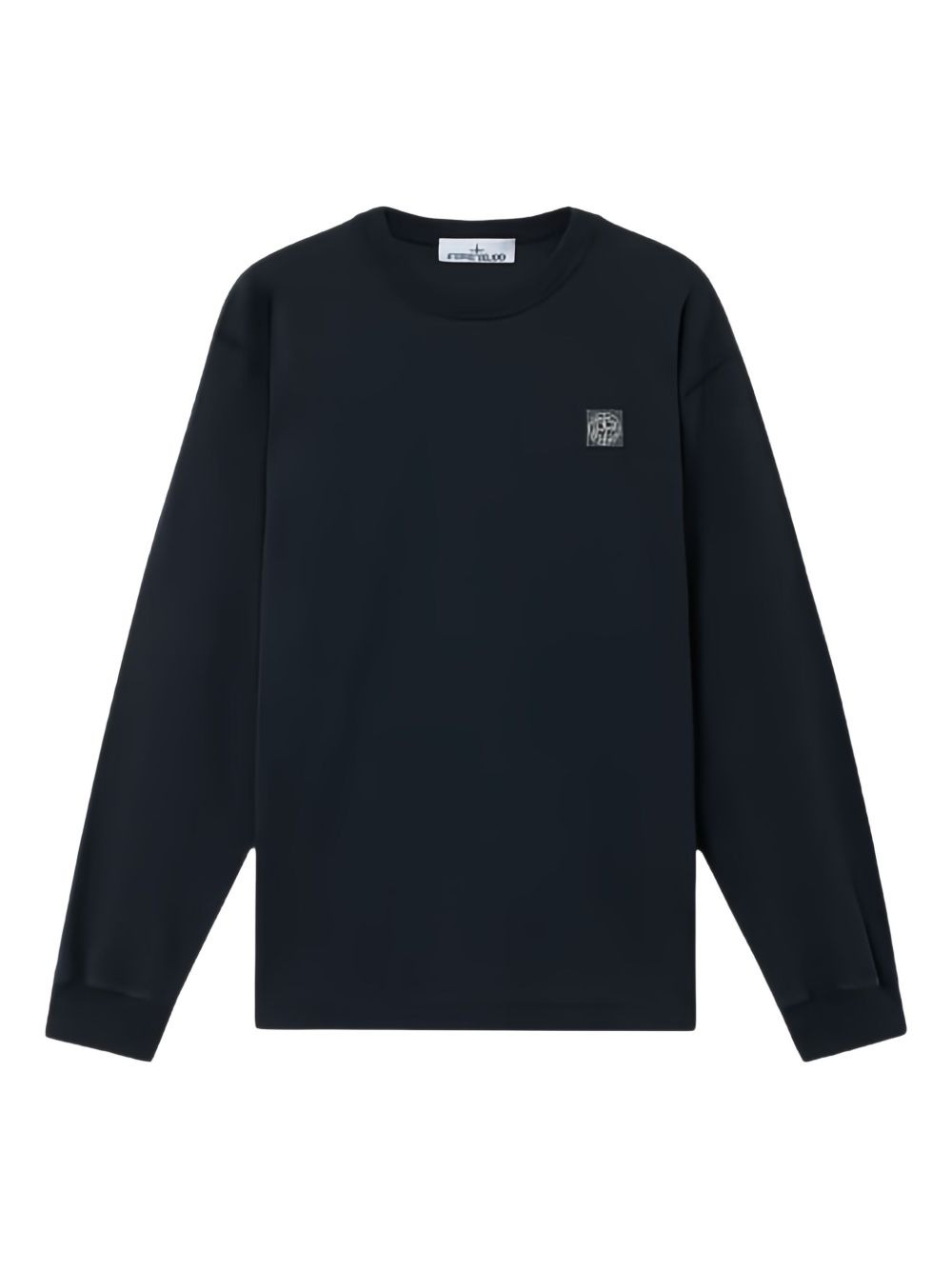 logo-patch long-sleeve sweatshirt - 1