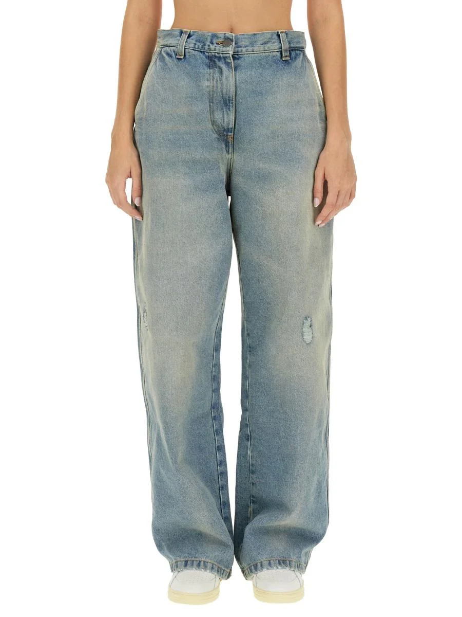 PALM ANGELS PARIS JEANS WIDE - 1