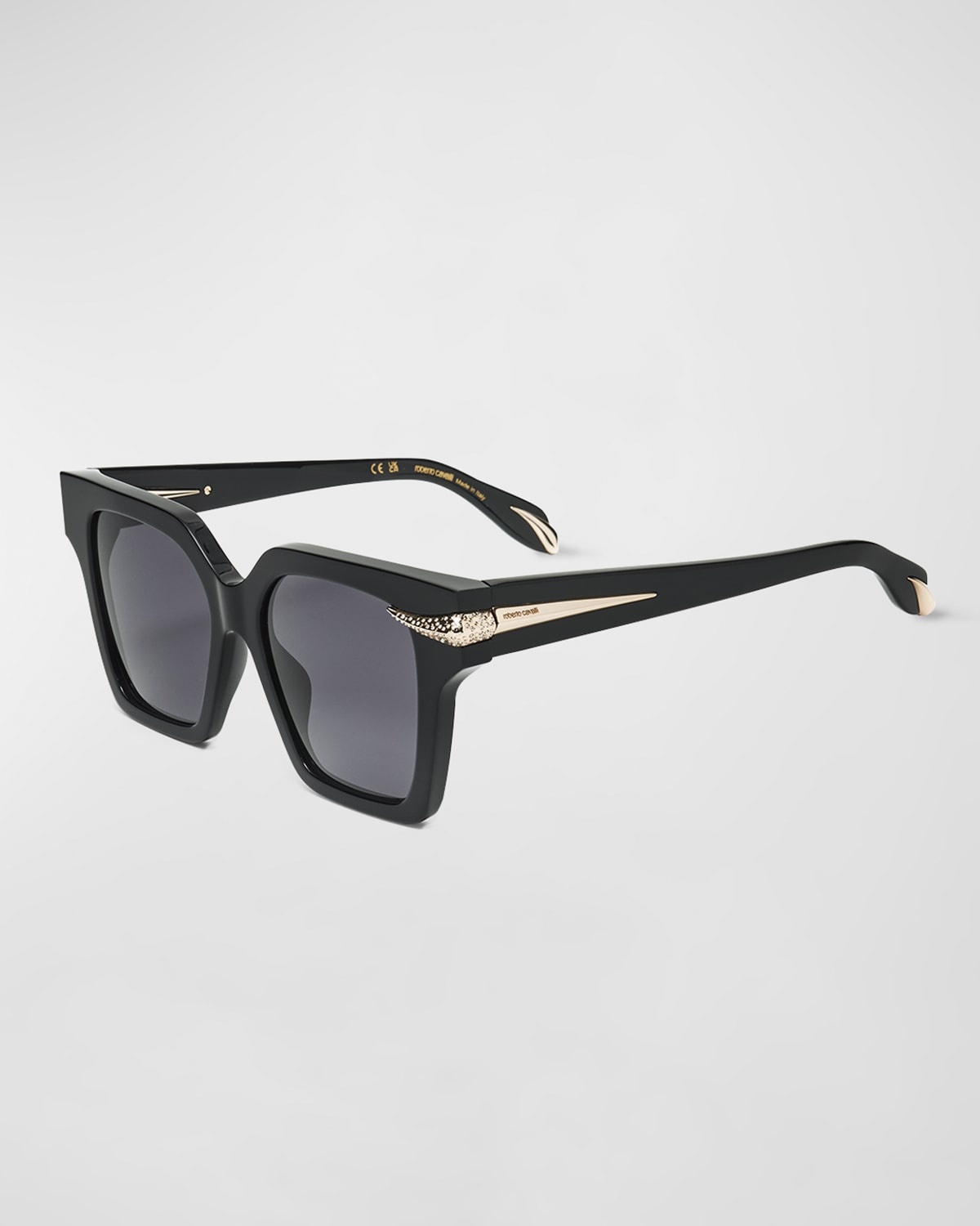 Embellished Acetate Square Sunglasses - 1