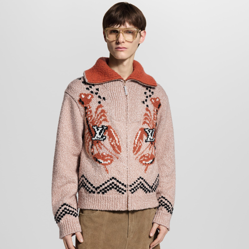 Louis Vuitton Zippered Knitted Blouson outlook