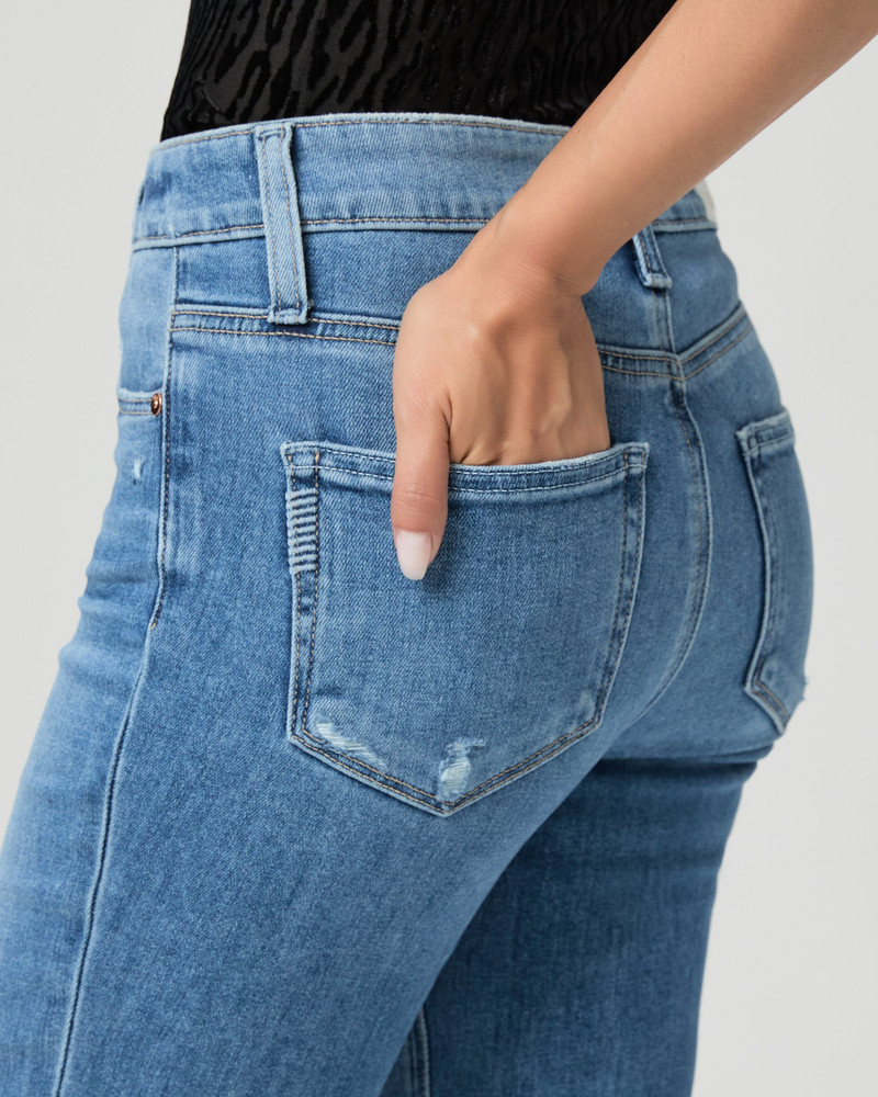 High Rise Laurel Canyon Petite Bootcut Jean 5