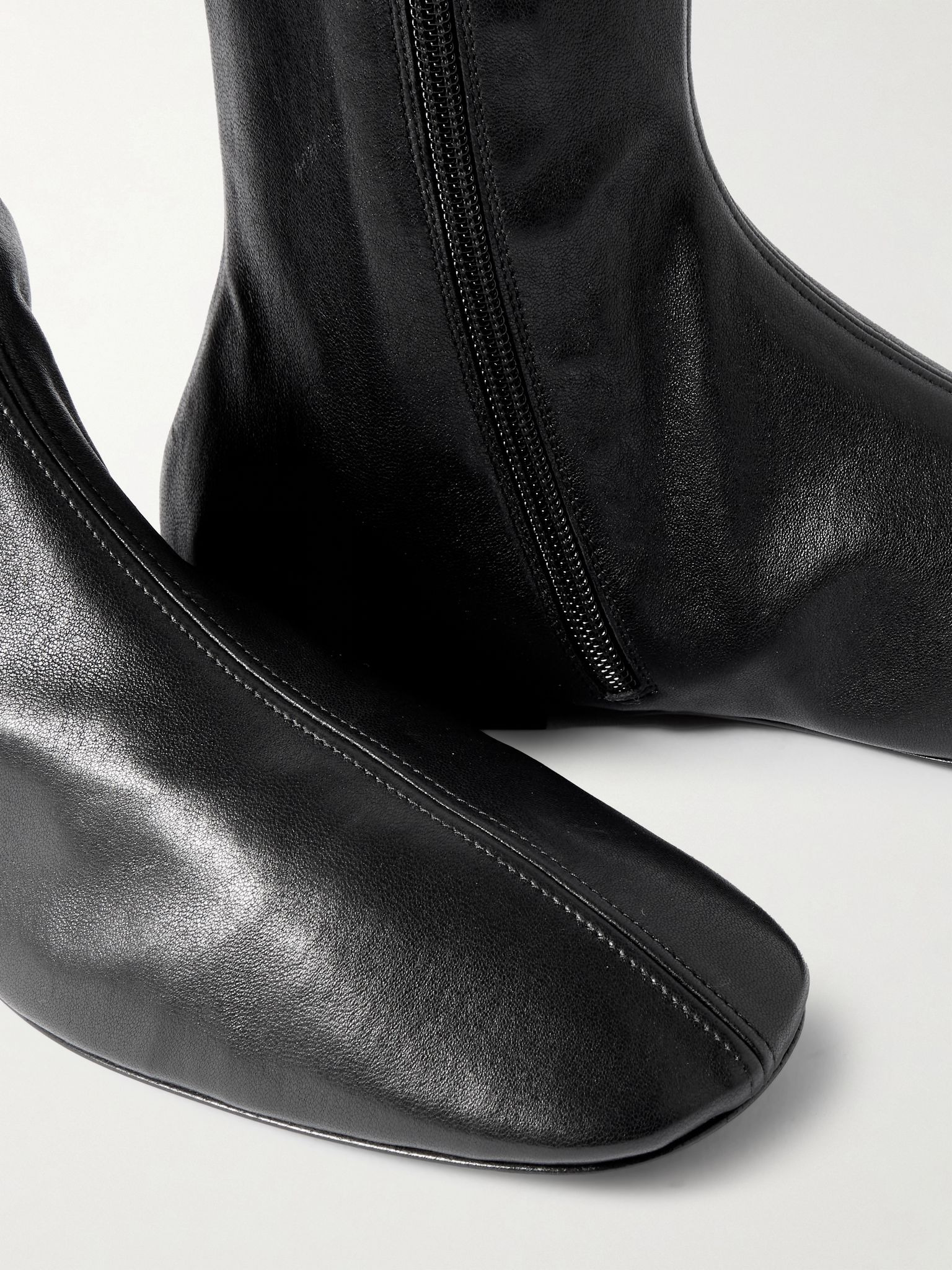 Leather ankle boots Black - 4