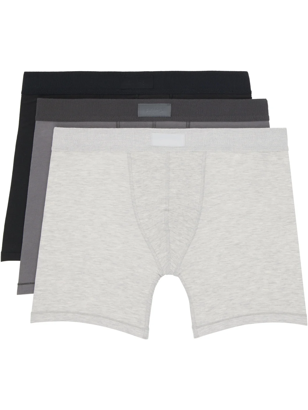 Three-Pack Multicolor SKIMS Cotton 5" Boxer Briefs - 1