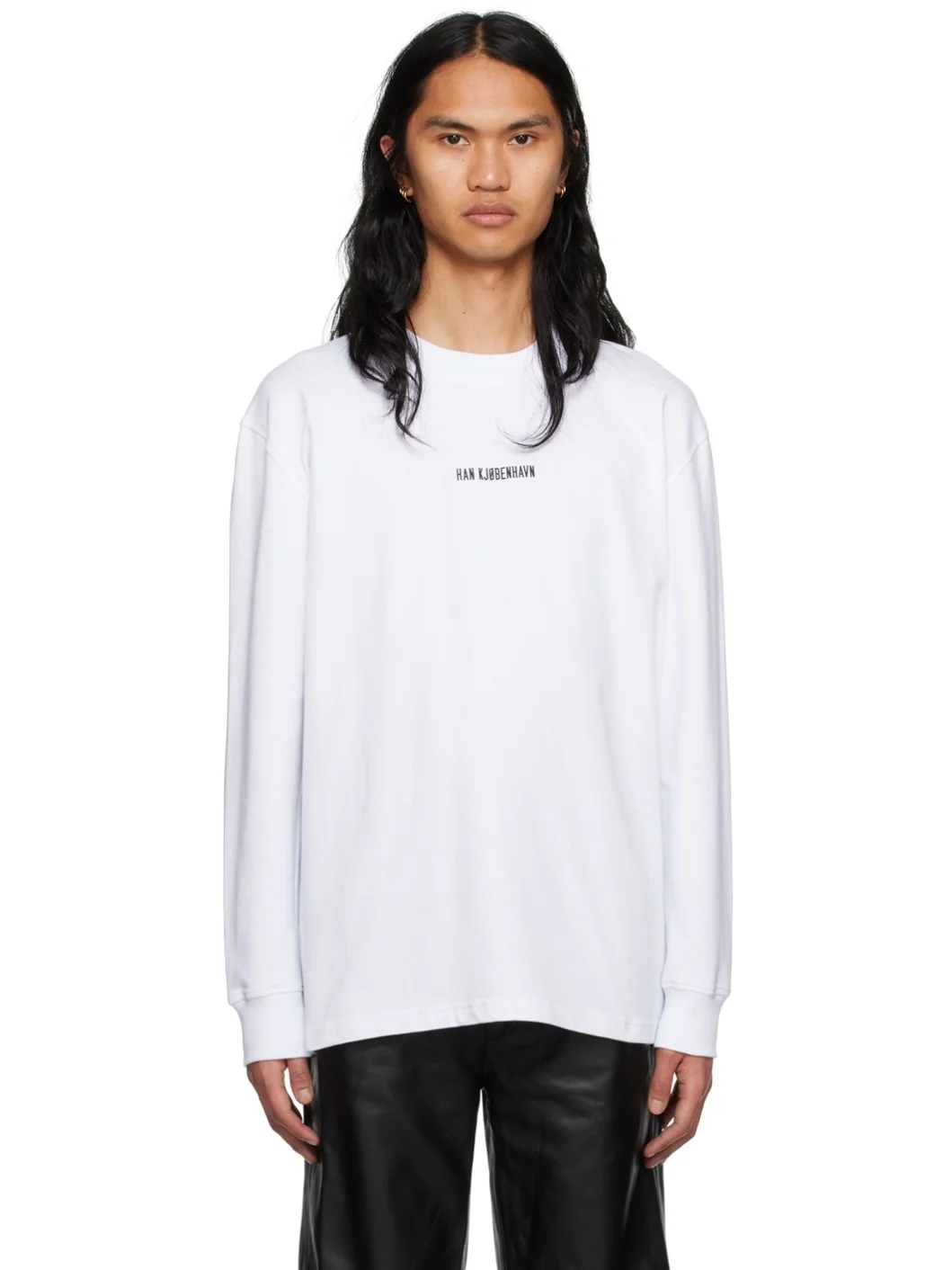 SSENSE Exclusive White Long Sleeve T-Shirt - 1