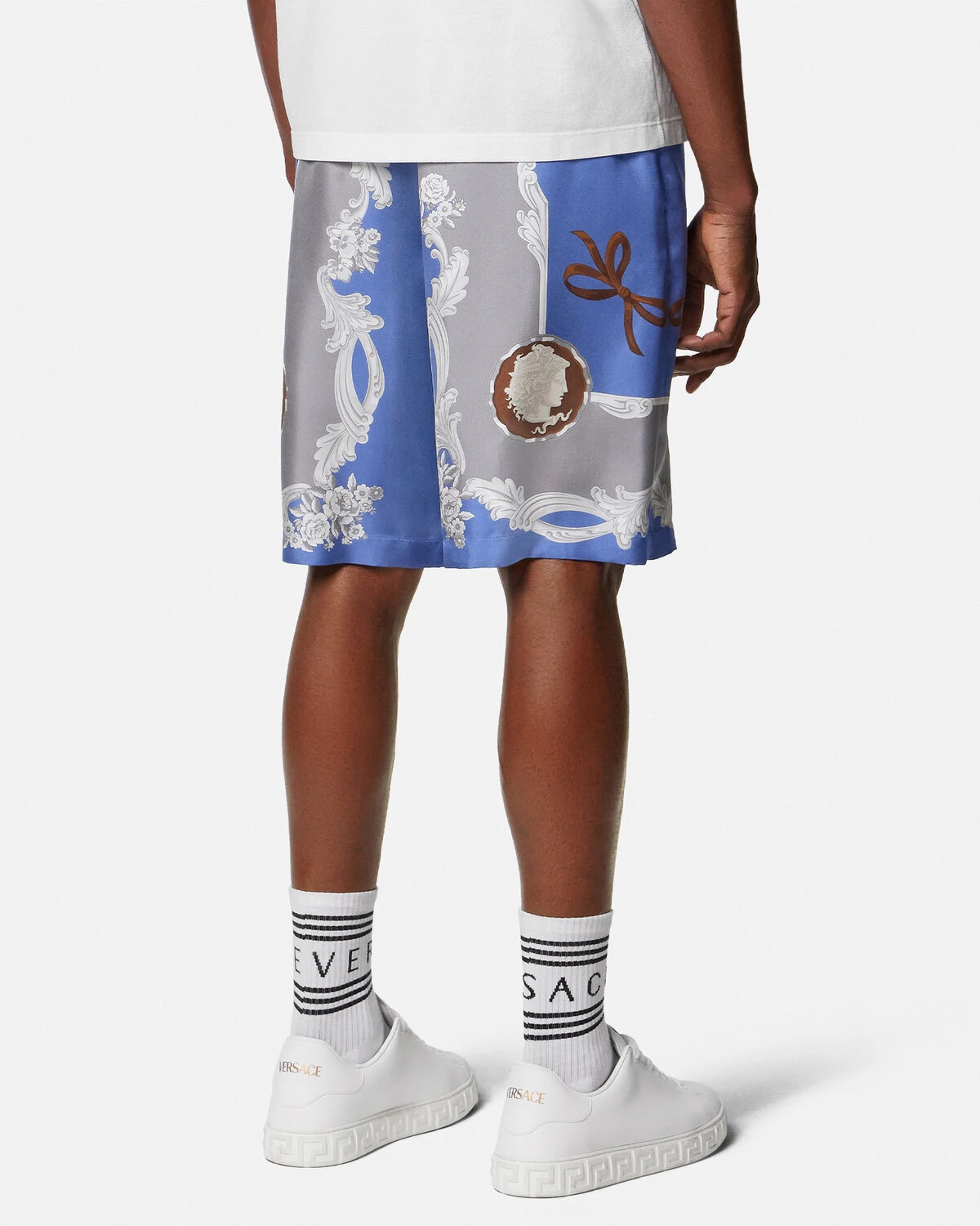 Cameo Silk Shorts - 5