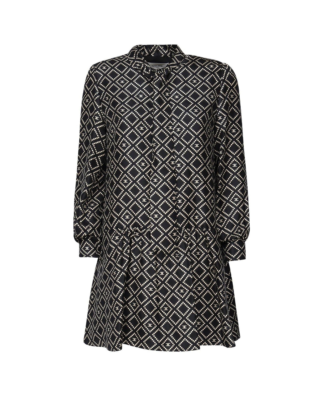 【関税&送料込】Celine Triomphe Mini Dress CELINE｜DRESSES (TRIOMPHE MINI DRESS (2X26N759Y 07JD