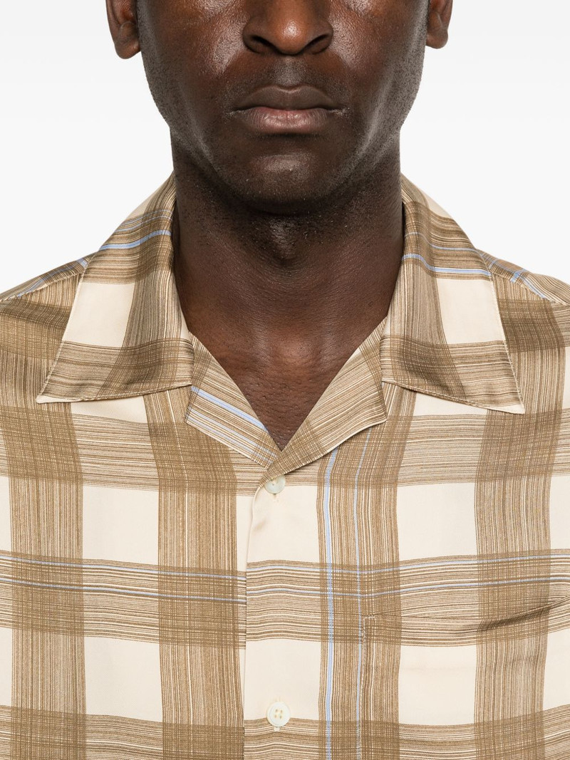 check-print shirt 5