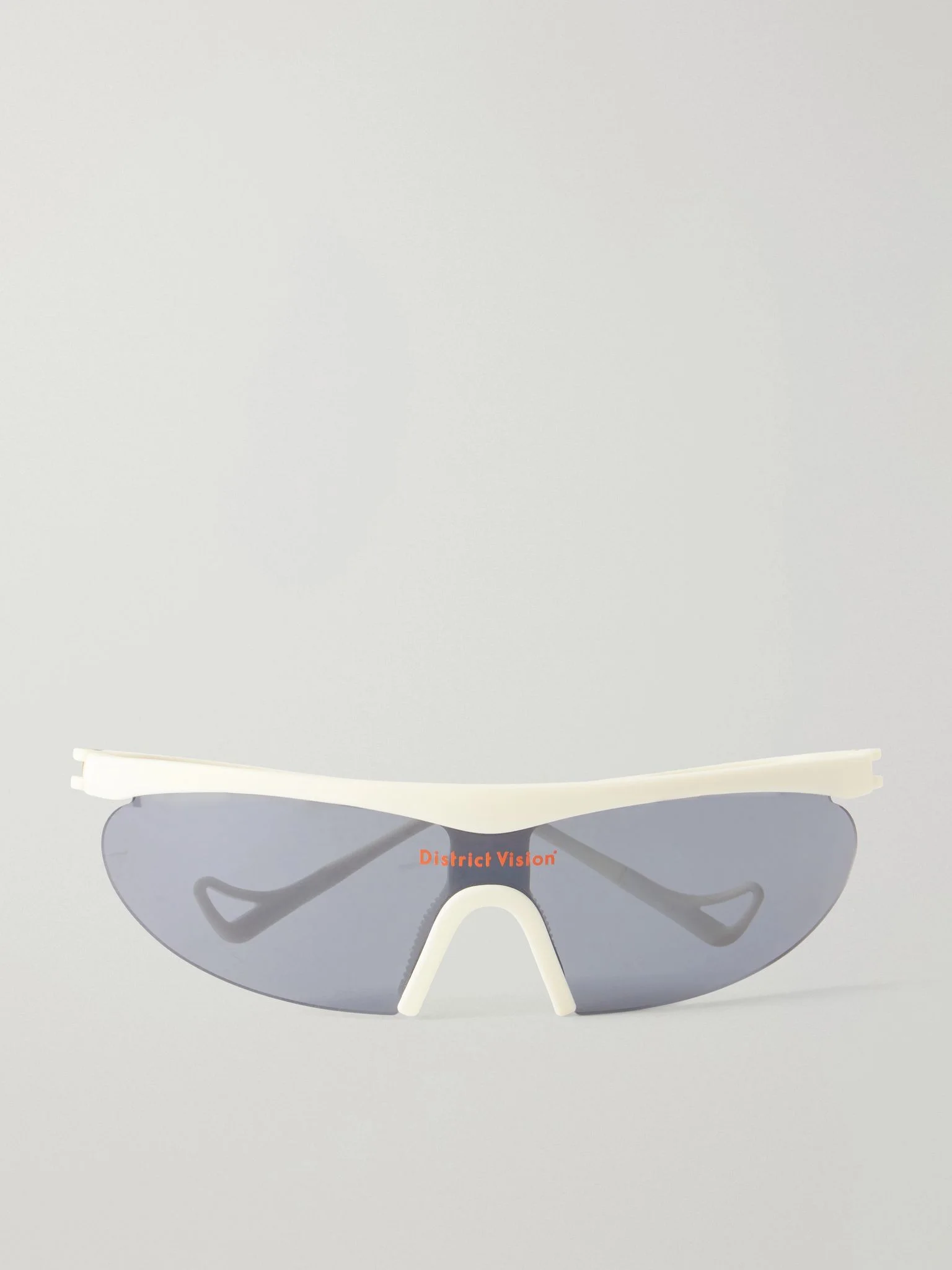 Koharu semi-rimless D-Frame polycarbonate sunglasses Pastel yellow - 1