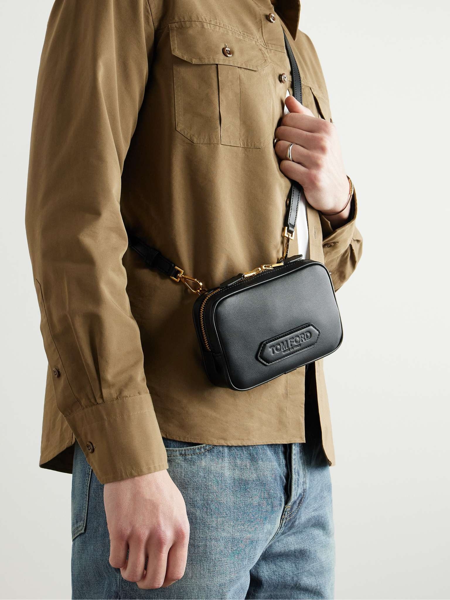 Leather Messenger Bag - 2