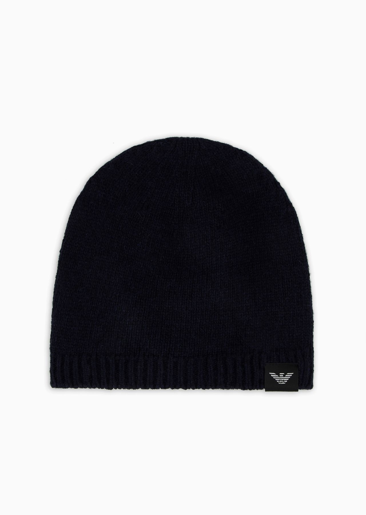 Pure cashmere, ribbed beanie - 1