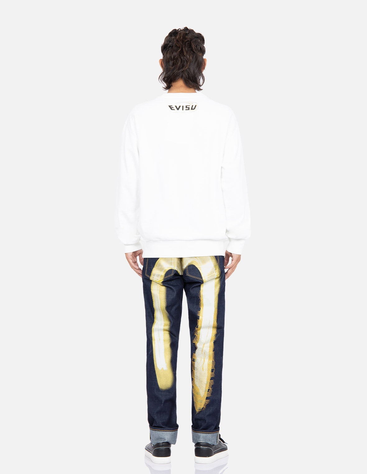 Japanese-pattern Seagull Print Sweatshirt - 6