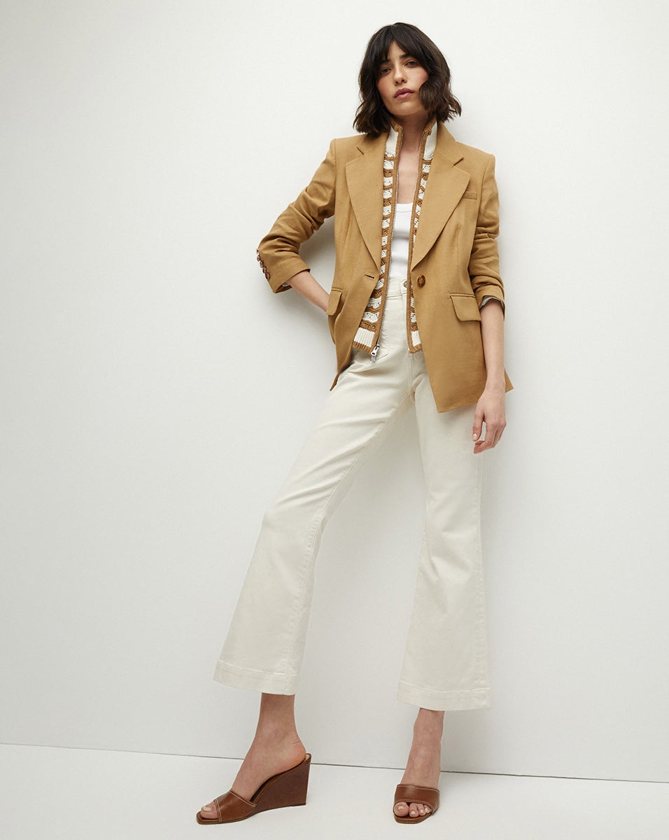 HAYWARD STRETCH-LINEN DICKEY JACKET - 6