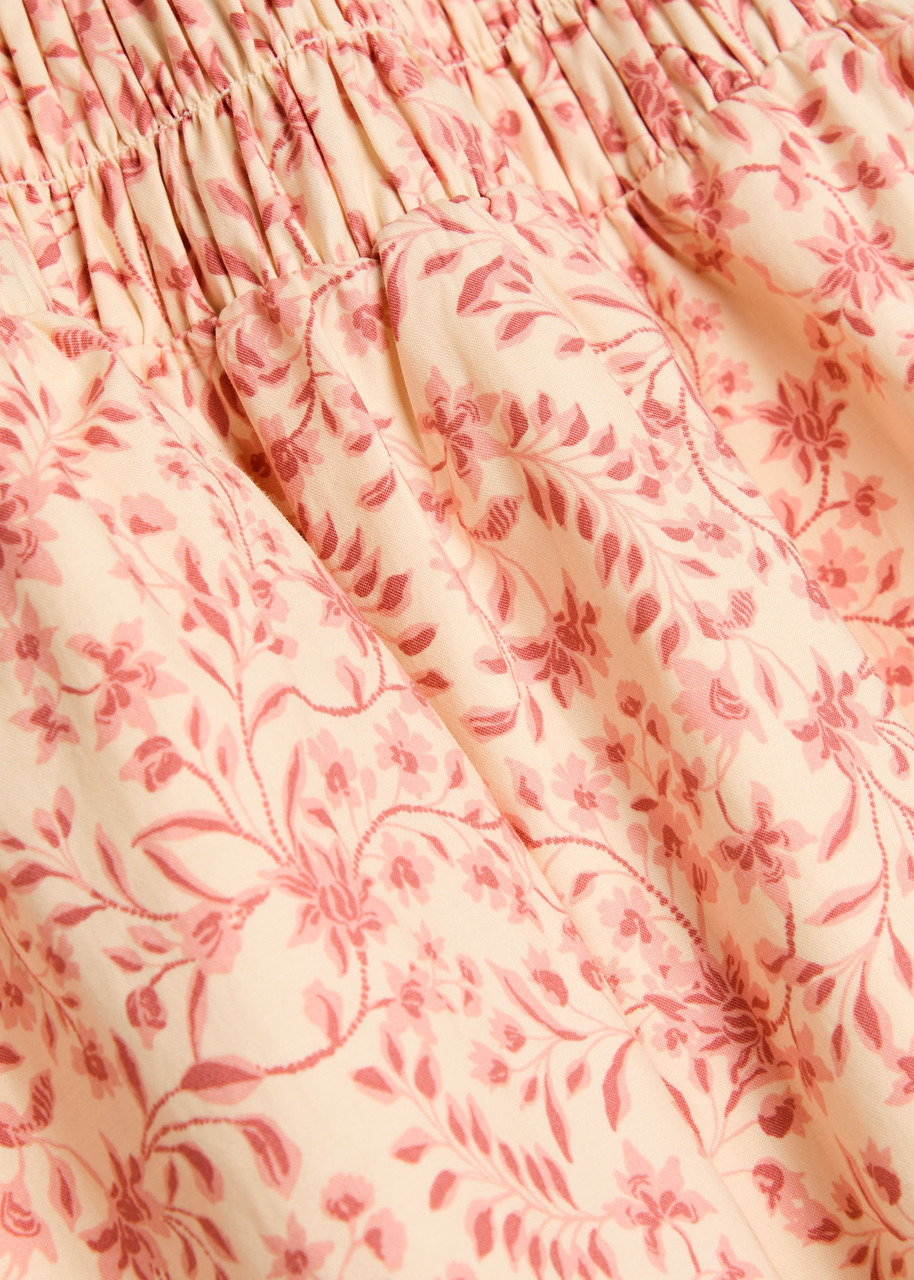 Reformation Leannah Floral Print Stretch-cotton Mini Dress - 5