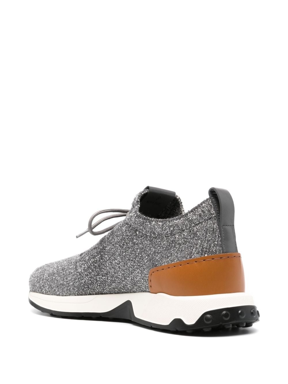 knitted-upper sneakers - 3
