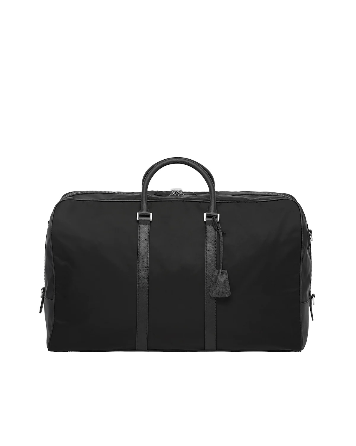 Re-Nylon and Saffiano leather duffle bag - 4