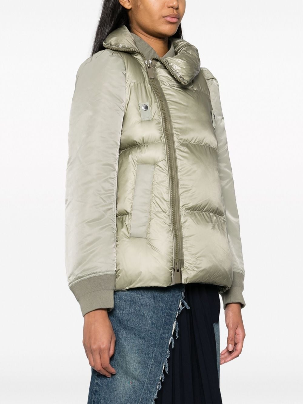 high-neck padded jacket - 3