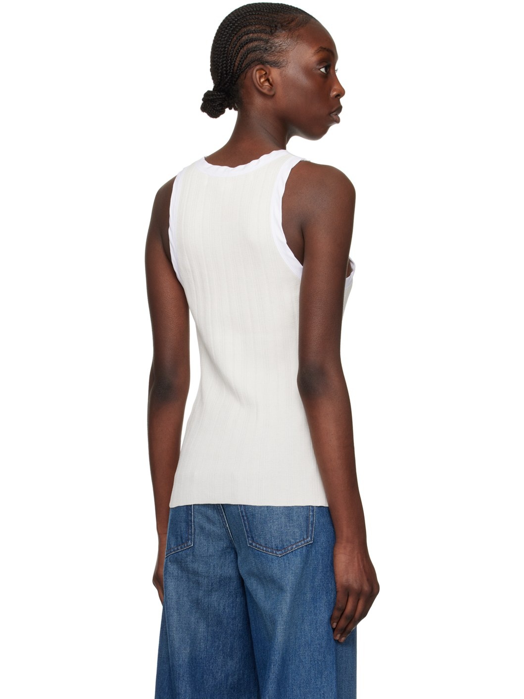 White Natacha Ramsay-Levi Edition Lemaitre Tank Top - 3