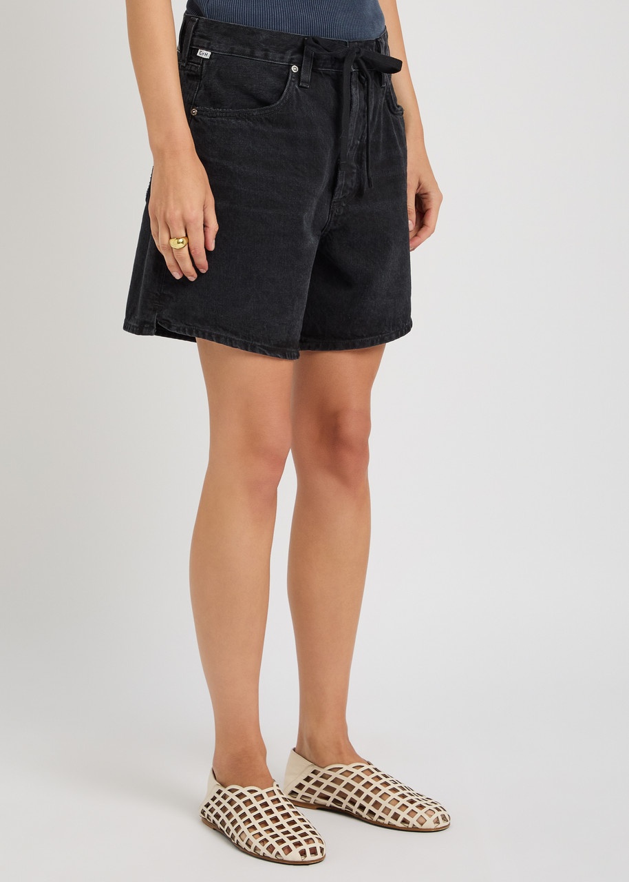 Citizens OF Humanity Brynn Drawstring Denim Shorts - 2
