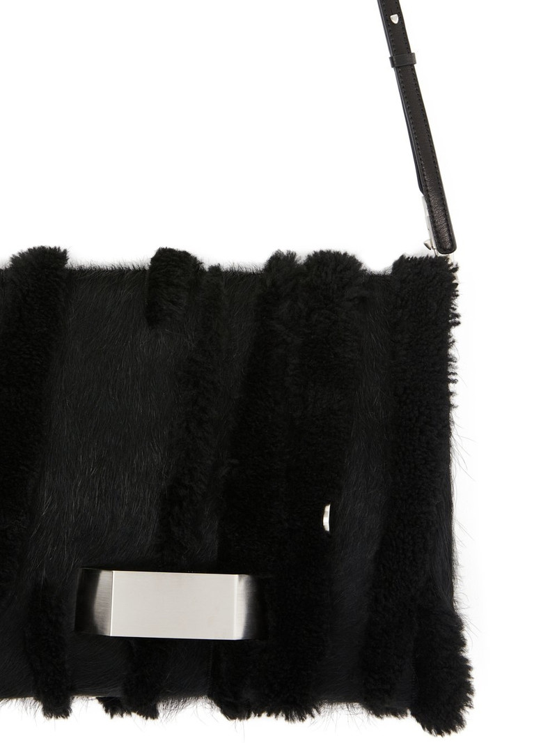 Black Beveled Messenger Bag 6