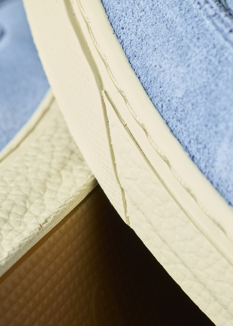 Light Blue Suede 'Simeon' Loafers 10