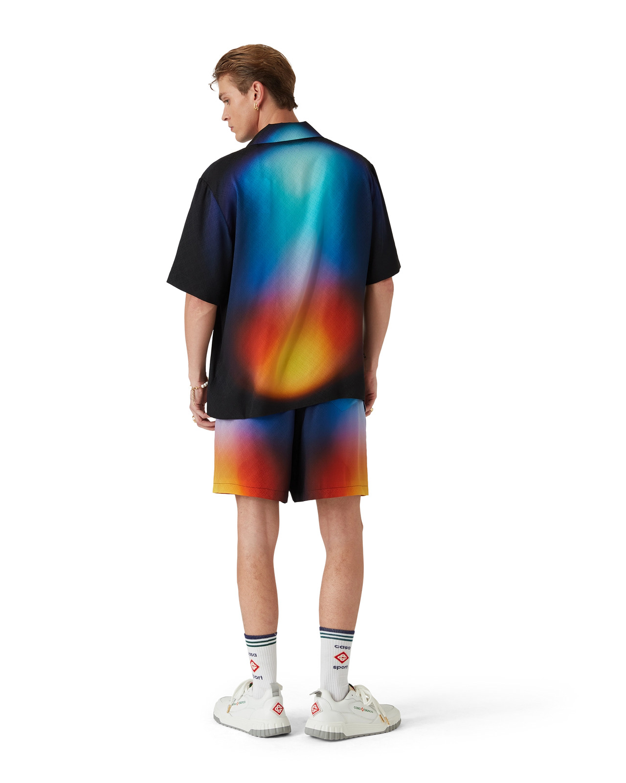 Gradient Silk Shorts | Casablanca Paris - 3