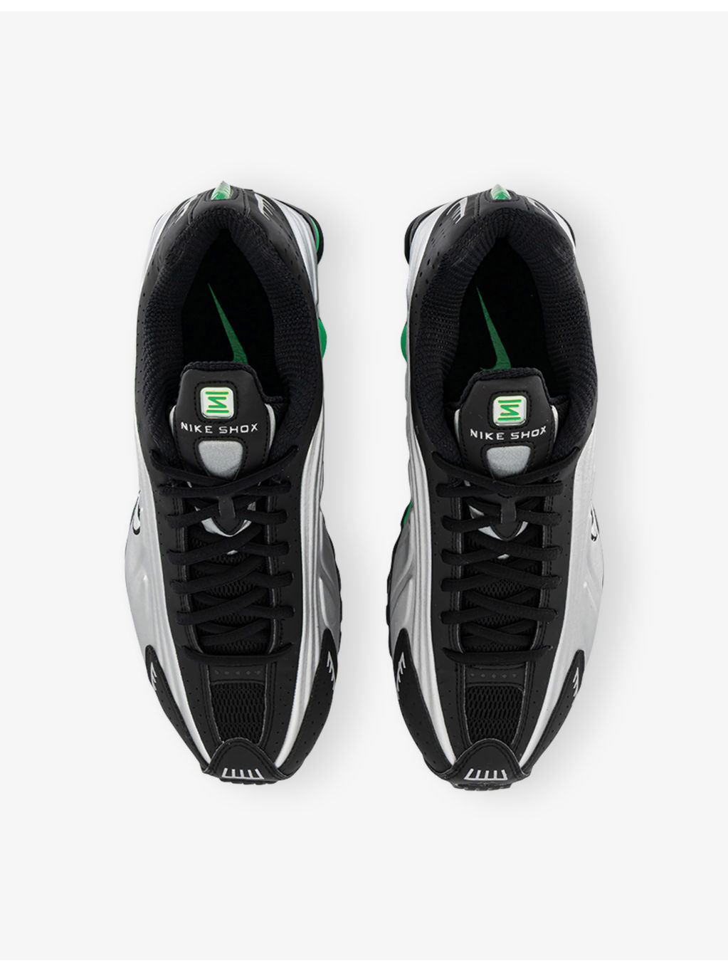 Shox R4 Leather and Mesh Trainers - 2