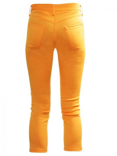 Junya Watanabe Cropped Sports Luxe Trousers in Orange outlook
