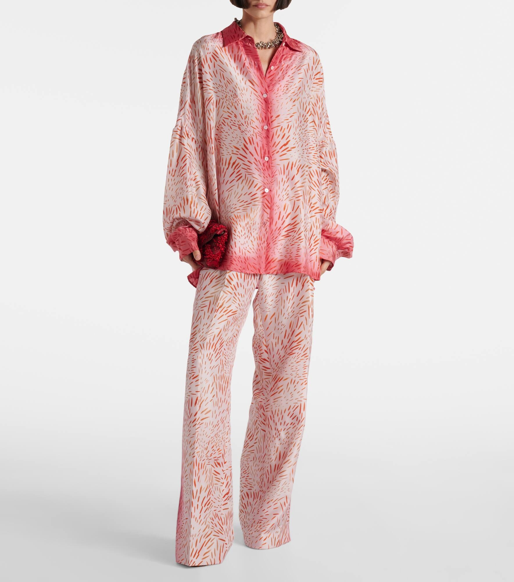 Casia printed silk shirt - 6
