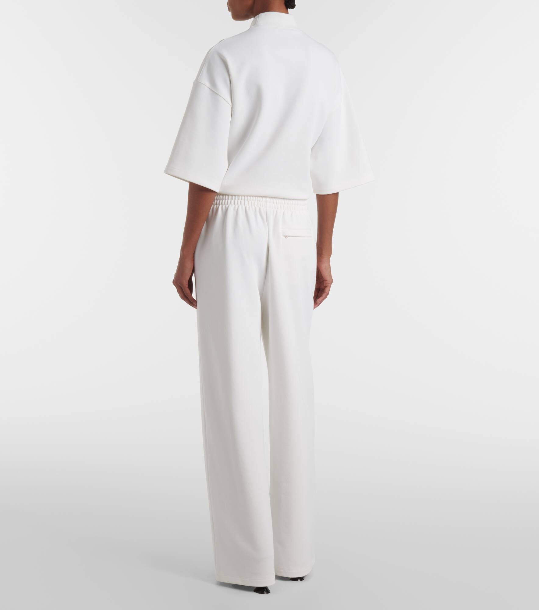 Jersey wide-leg pants - 3