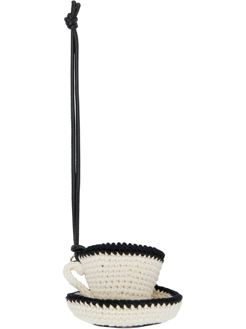 JW Anderson Off-White Teacup Charm Keychain outlook