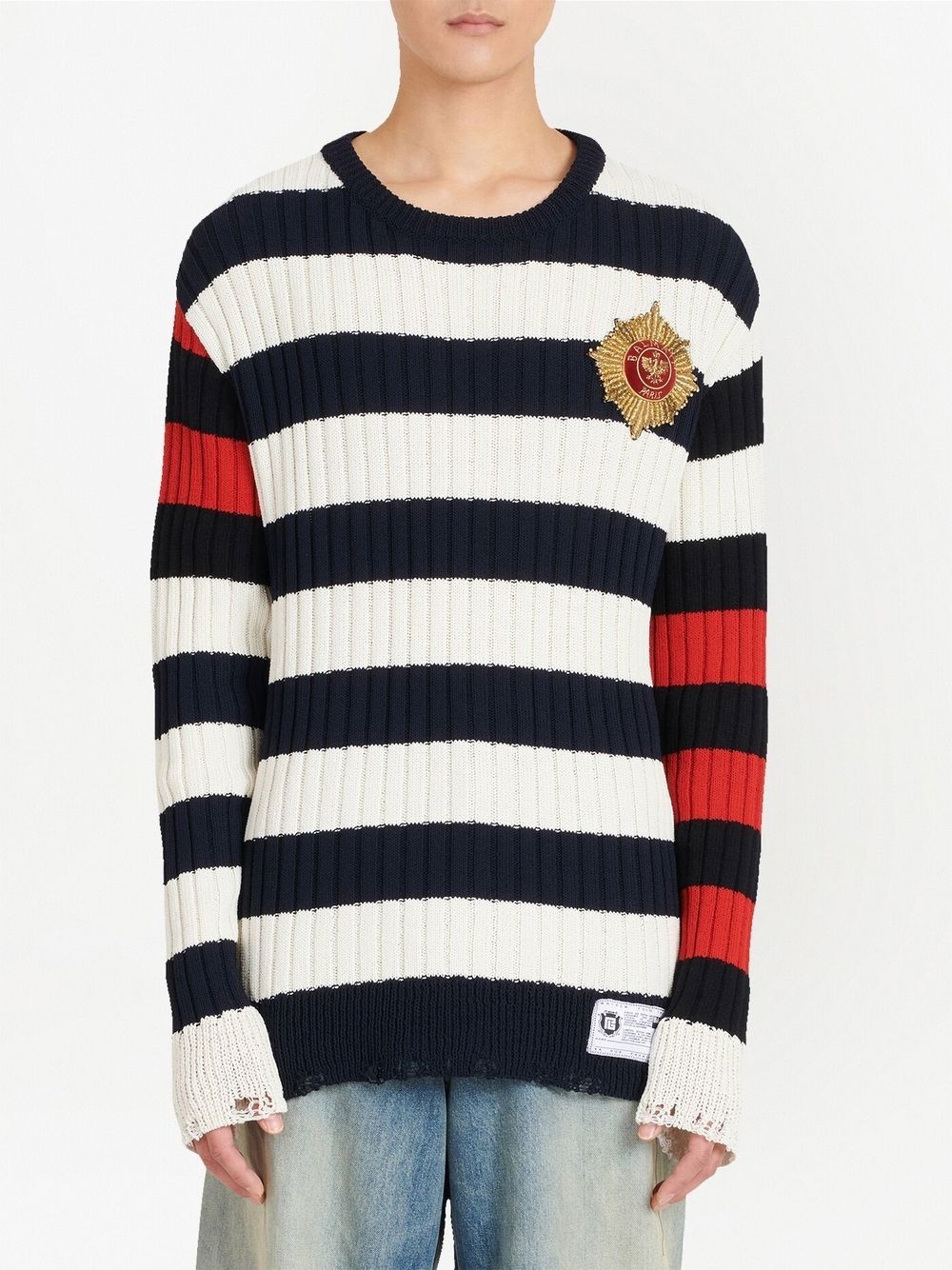 striped pattern jumper - 3