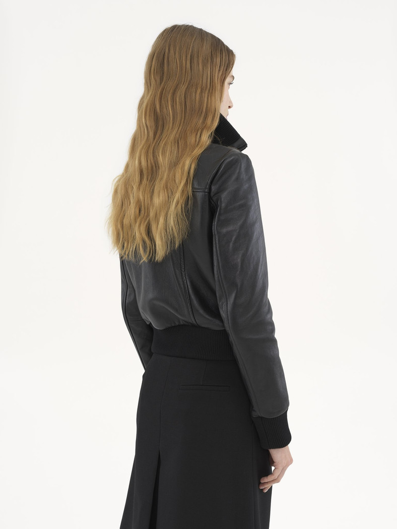 SHORT BLOUSON IN LEATHER 5
