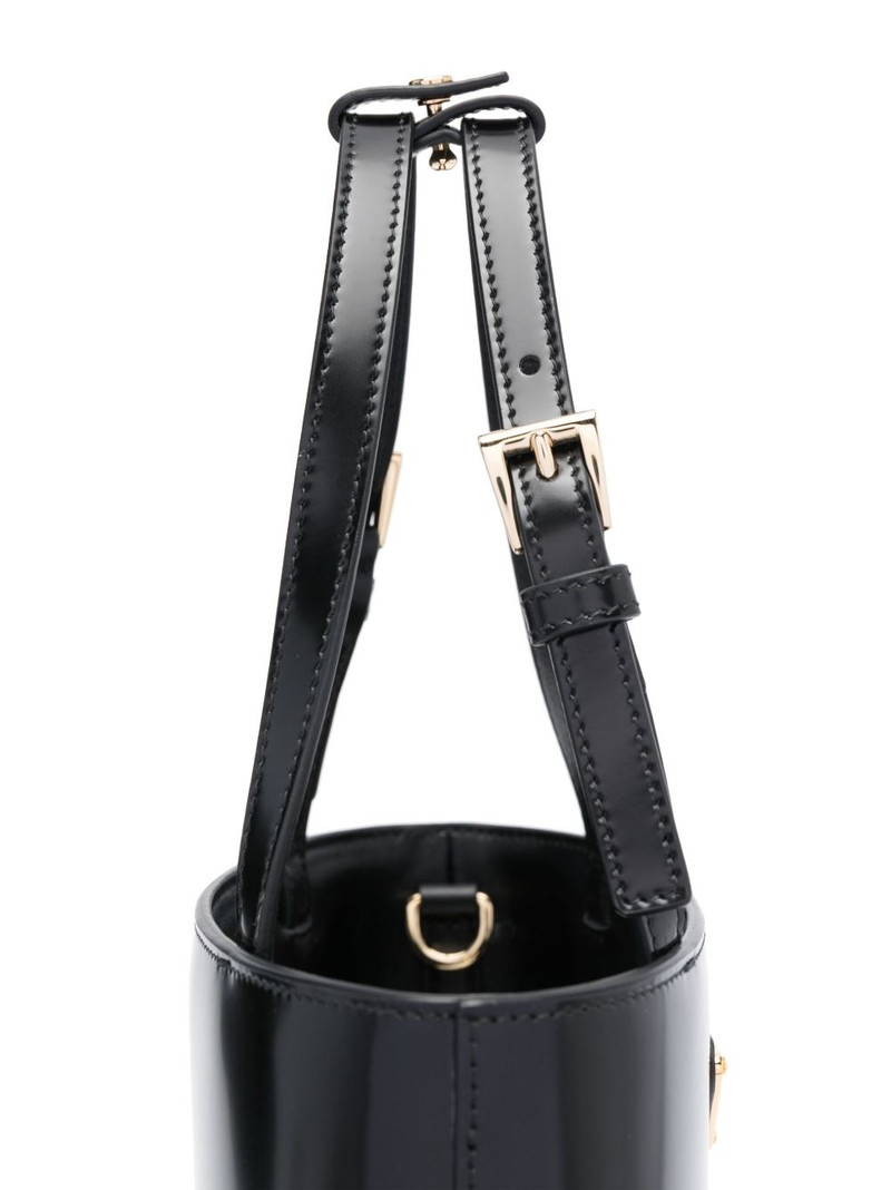 triangle logo-plaque bucket bag 4