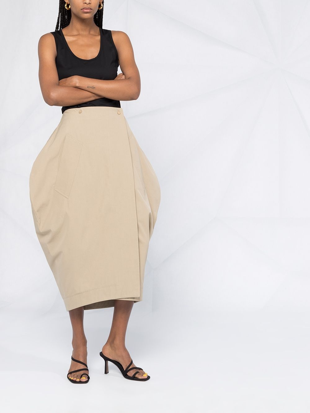 voluminous midi skirt - 2