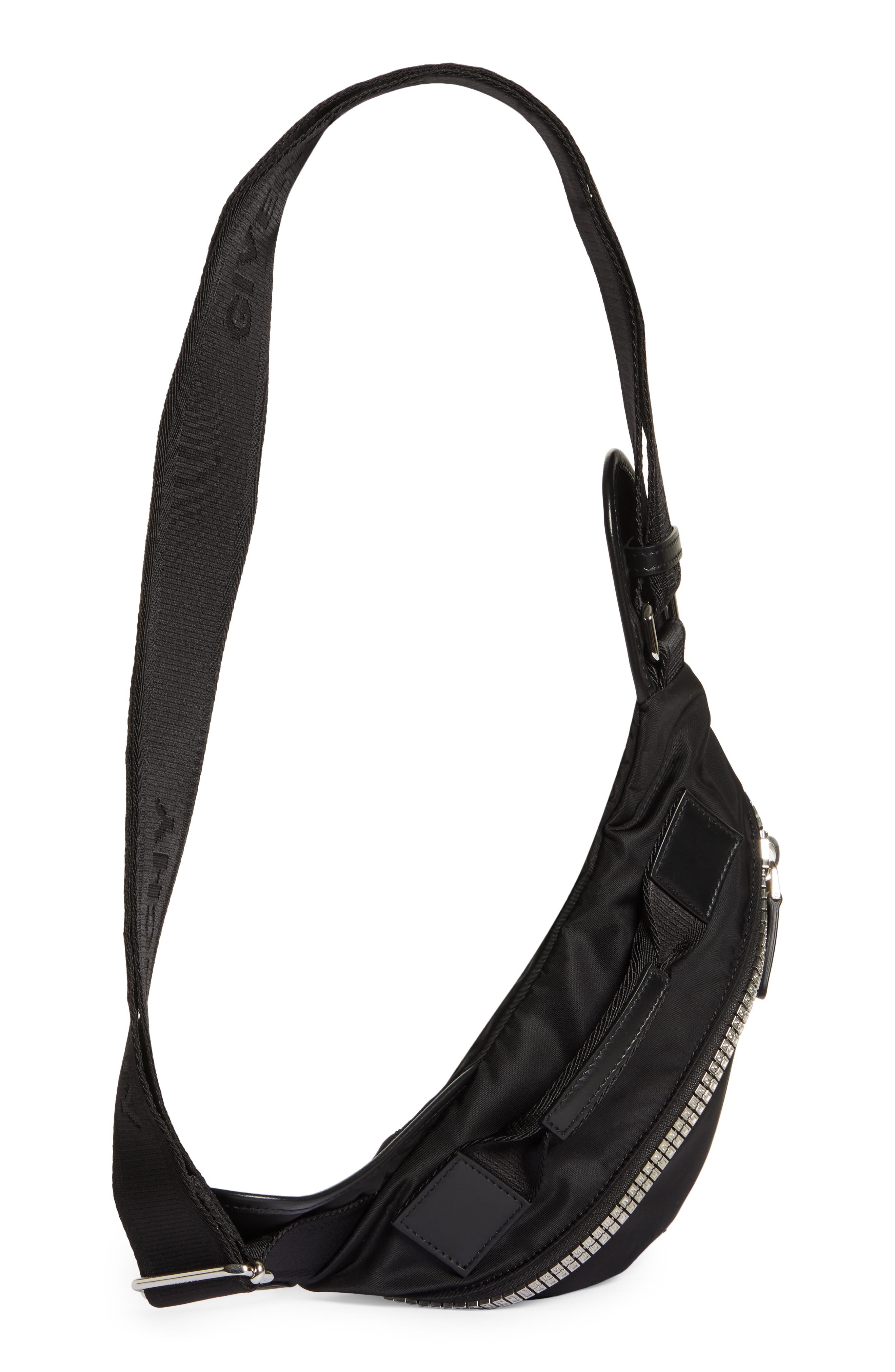 Givenchy Small G-Zip Triangle Sling Backpack in Black at Nordstrom - 4