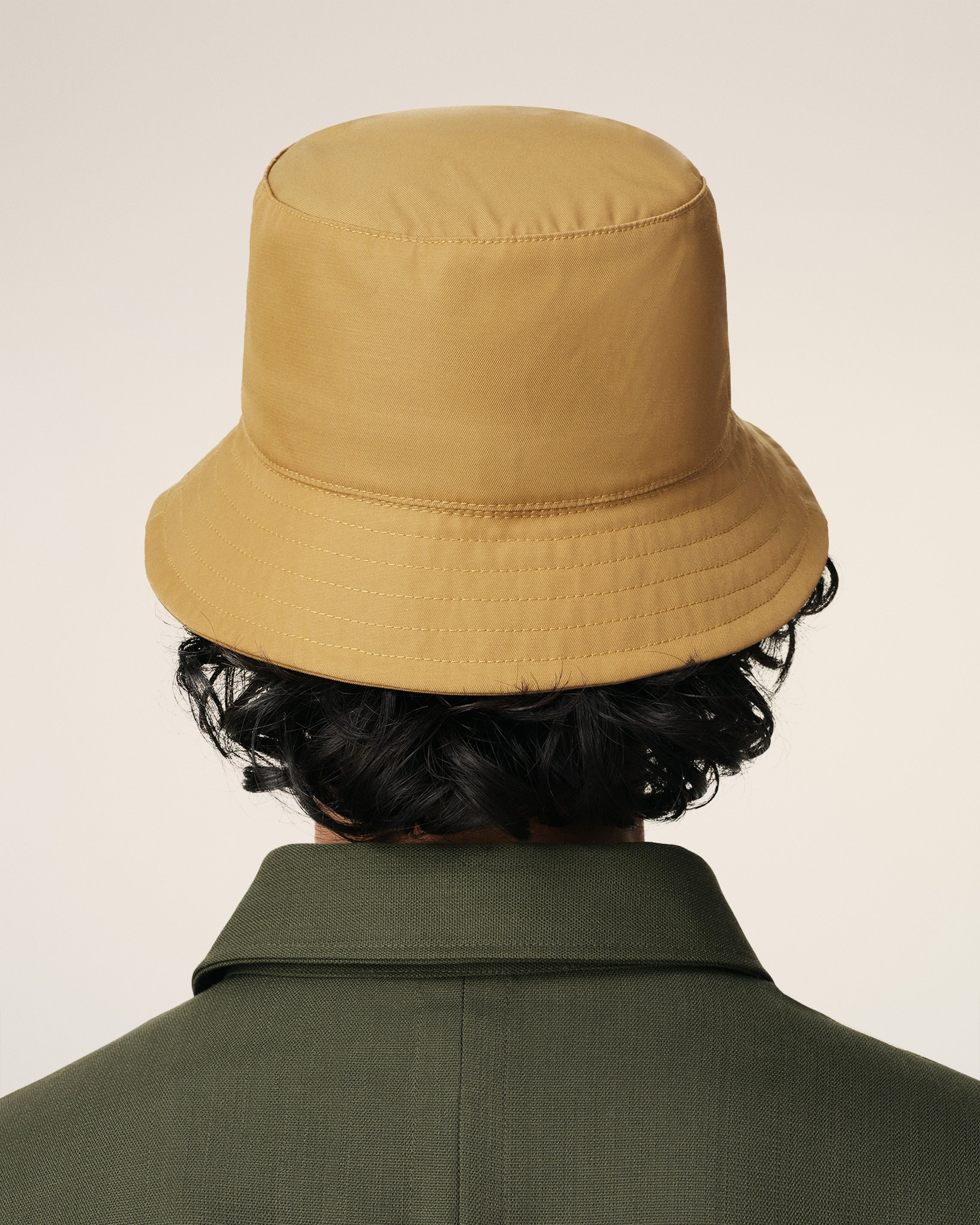 MUSTARD TWILL AMI DE COEUR STUD BUCKET HAT - 6