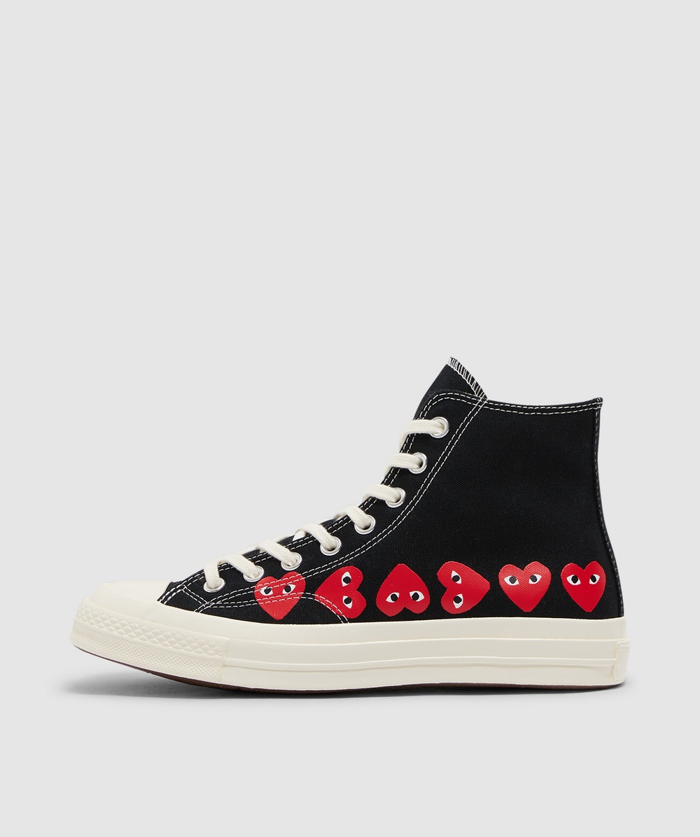 Multi heart chuck taylor '70 hi sneaker - 1