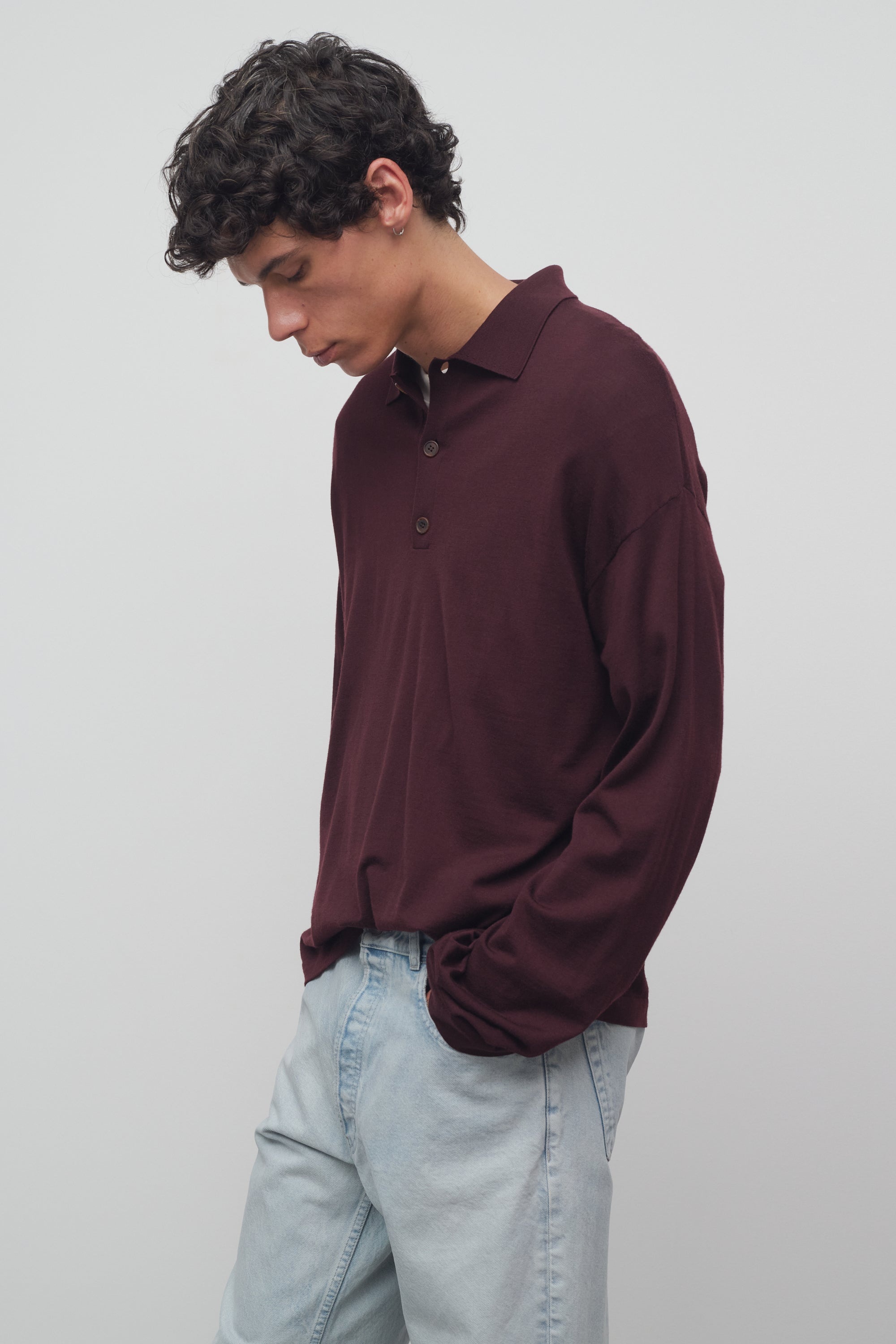 Miso Polo in Wool - 4