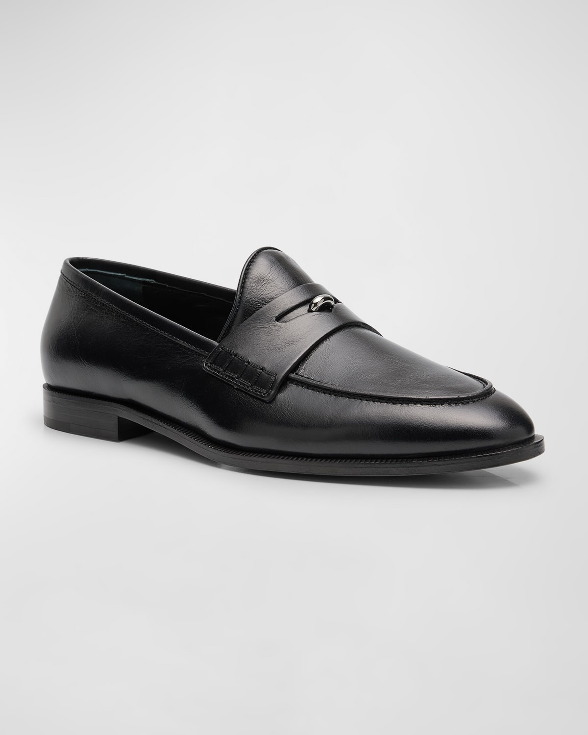 Men's Archiel Leather Penny Loafers - 2