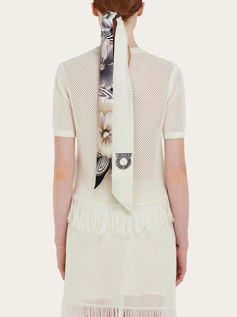 FERRAGAMO Brezza print silk bandeau outlook