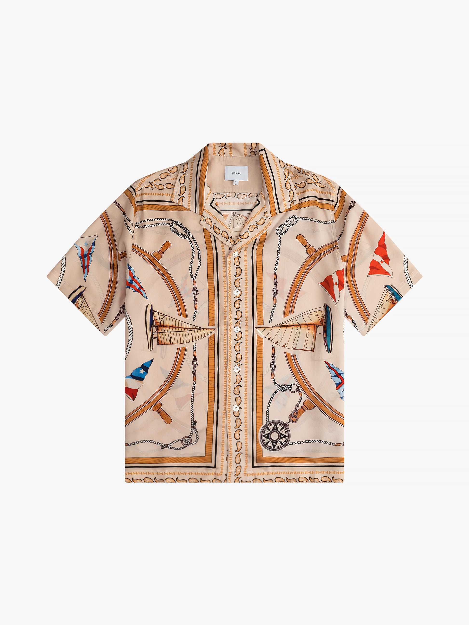 RHUDE NAUTICAL SILK SHIRT - 1