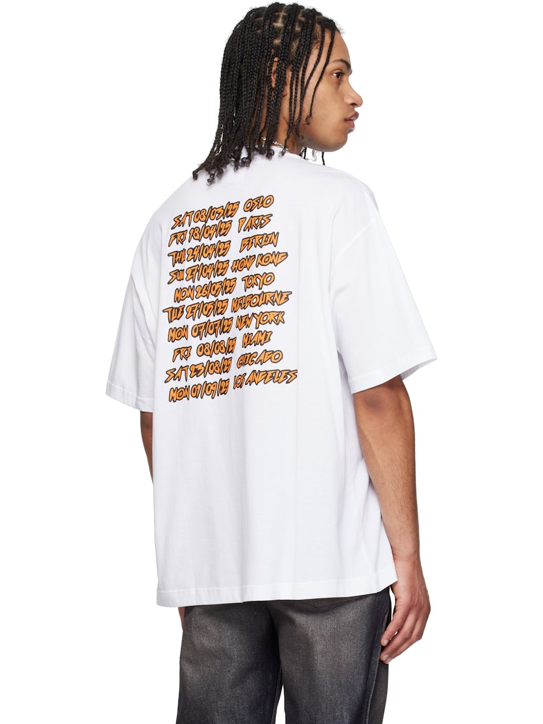 White Logo Tour T-shirt - 3