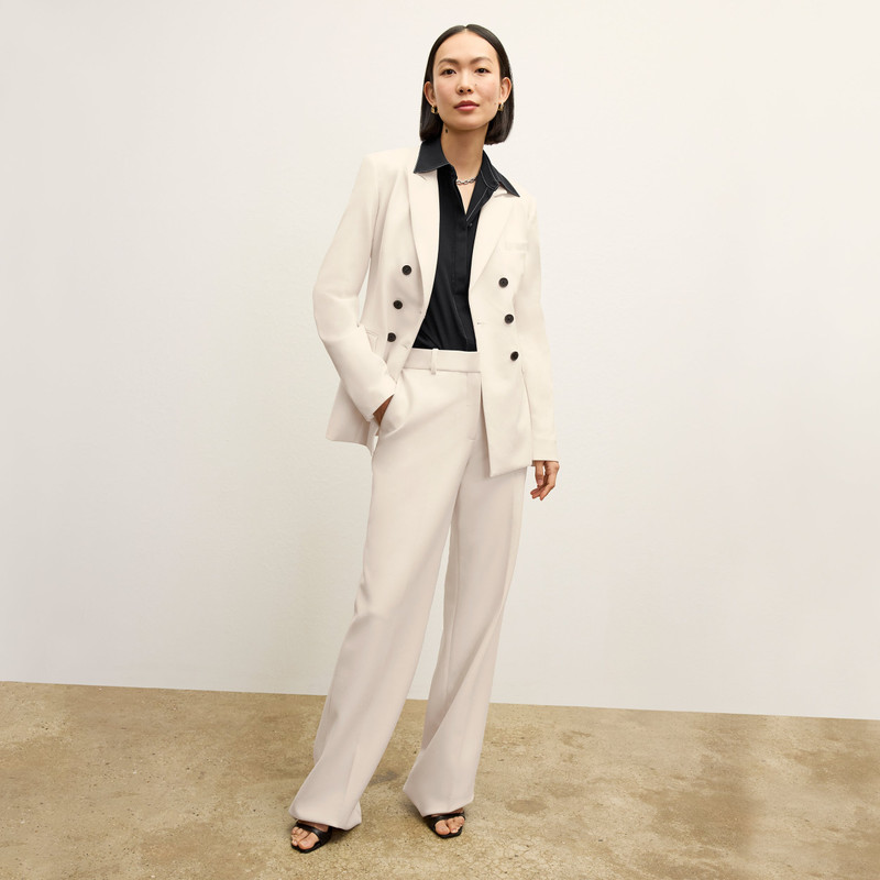 Kati Double-Breasted Blazer - Luxe Flex Suiting 4