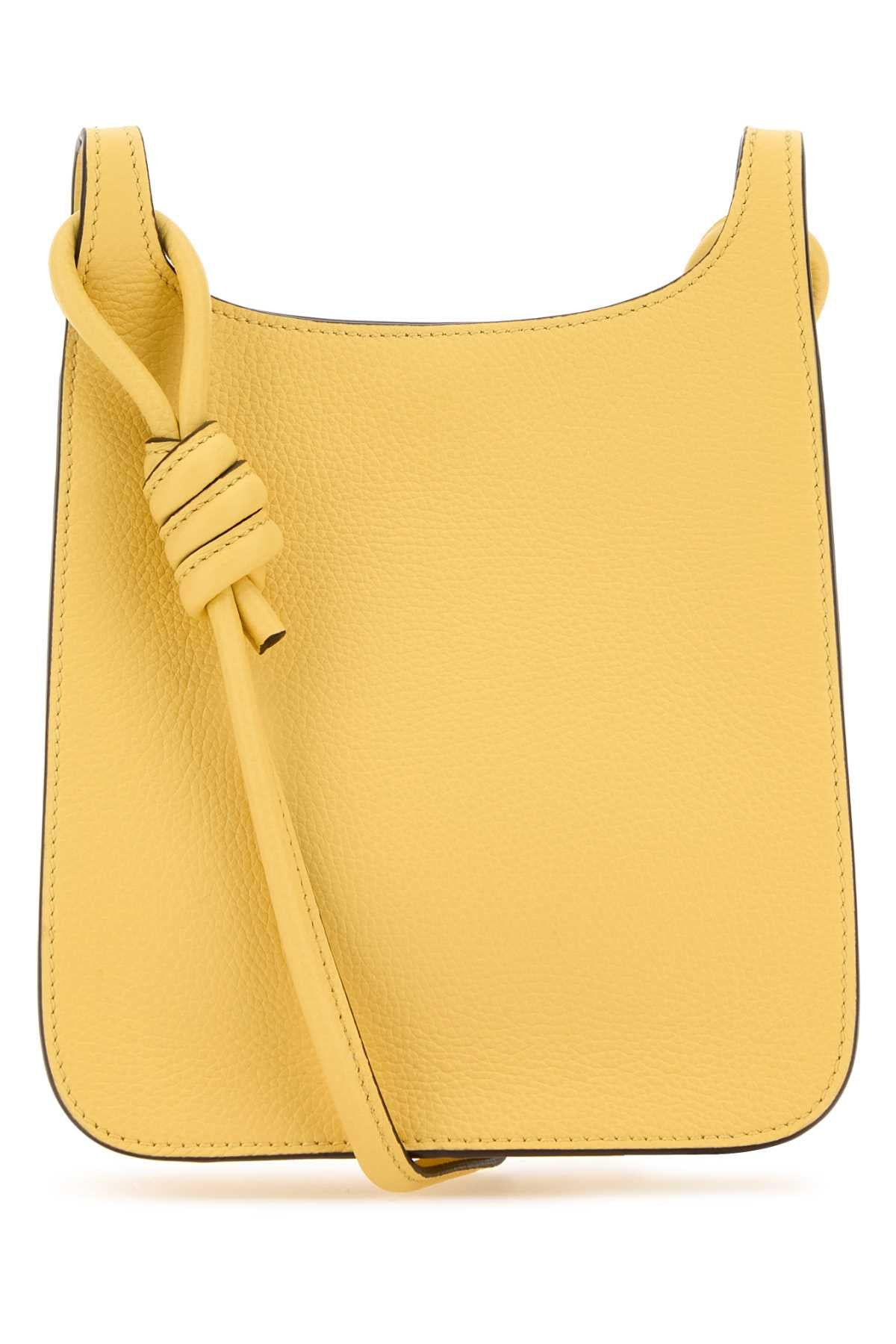 Mcm Women Yellow Leather Mini Himmel Hobo Crossbody Bag - 3
