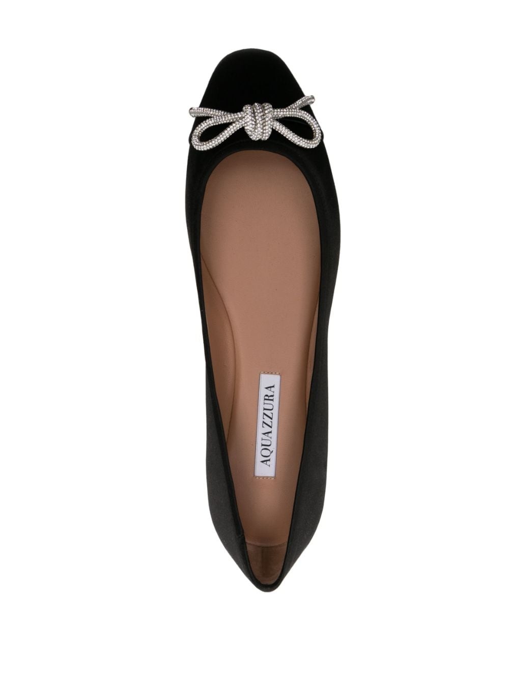 Parisina satin-finish ballerina shoes - 4
