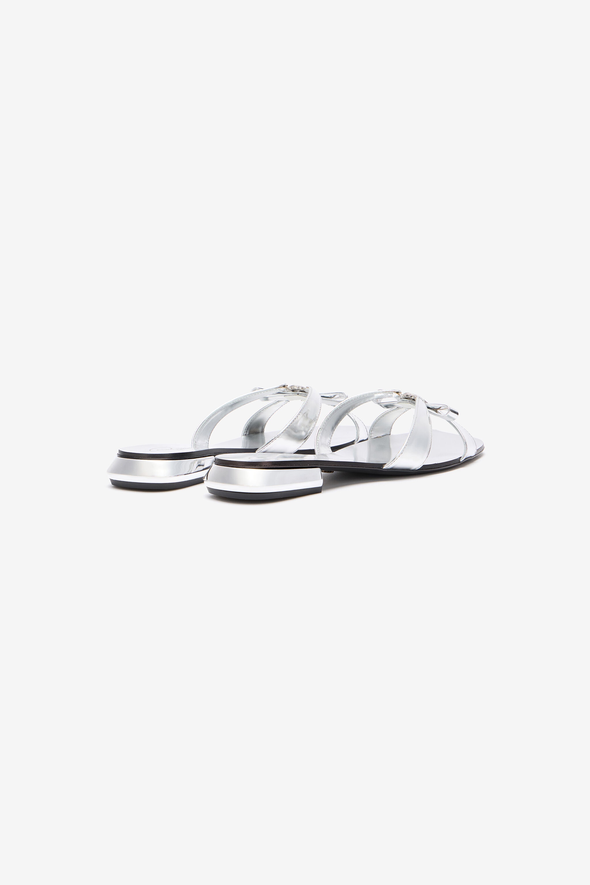 Low Sandals With Mirror Snake Monogram - 3