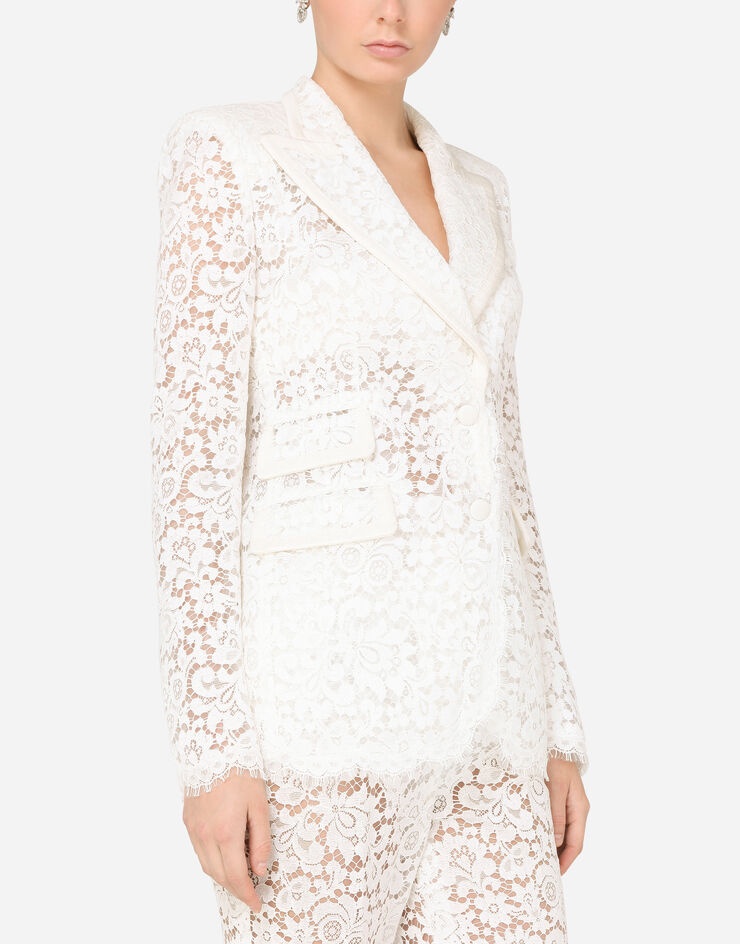 Lace jacket with edge detailing - 4