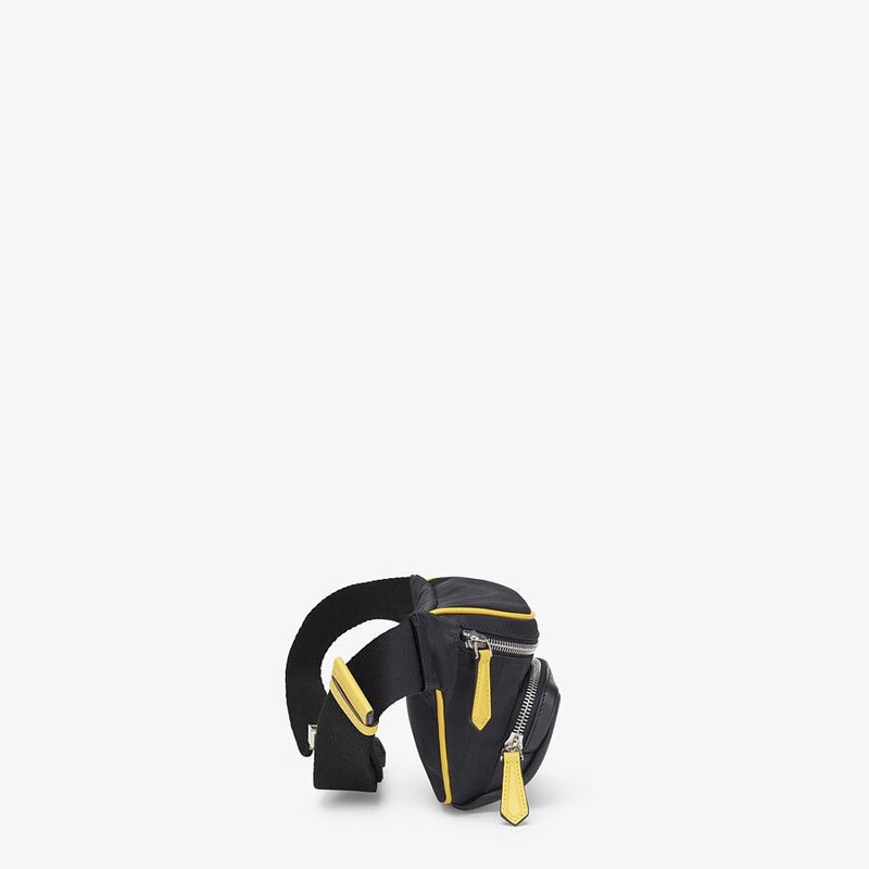 Black nylon belt bag 8