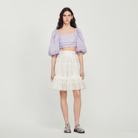 Sandro Short skater skirt | REVERSIBLE