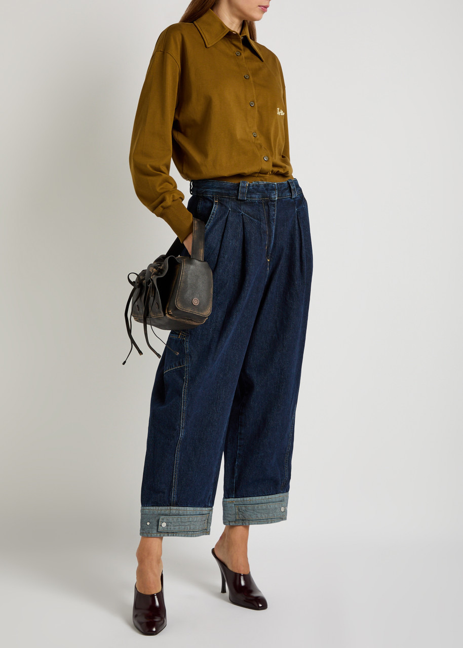 3.1 Phillip Lim Panelled Barrel-leg Jeans - 4